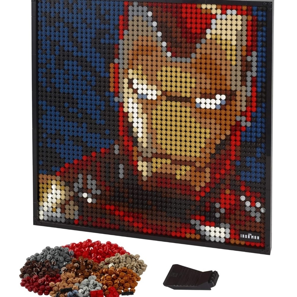 LEGO Art Iron Man 31199 Marvel Wall Set Complete Display Collectible Gift Idea